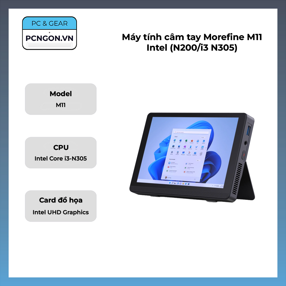 Máy Tính Cầm Tay Morefine M11 Intel (n200, I3 N305)