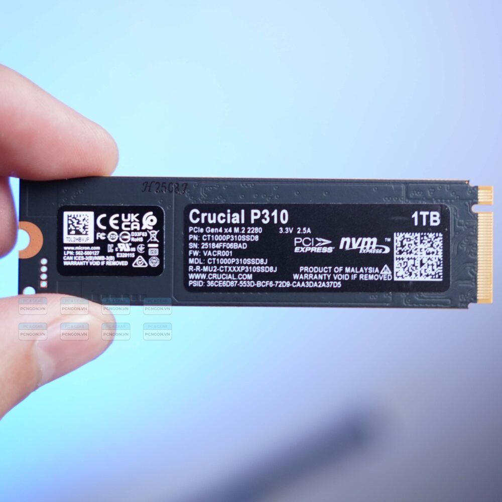 Ổ Cứng Ssd Crucial P310 1tb M.2 Nvme Cũ đã Qua Sử Dụng Tháo Máy 2