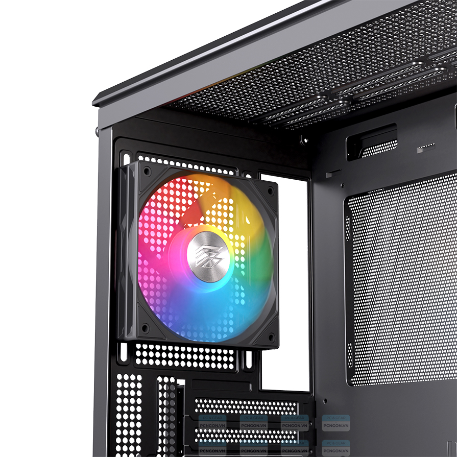 Vỏ Case Máy Tính Einarex Pm400 (trắng, Đen) 7
