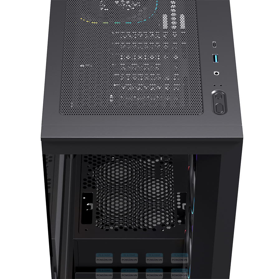 Vỏ Case Máy Tính Einarex S700 (trắng, Đen) 11