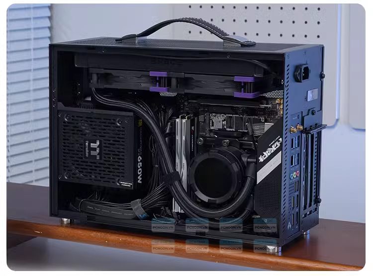 Vỏ Case Máy Tính Mini Itx Shiny Snake S450 - Đen (riser 5.0) 4