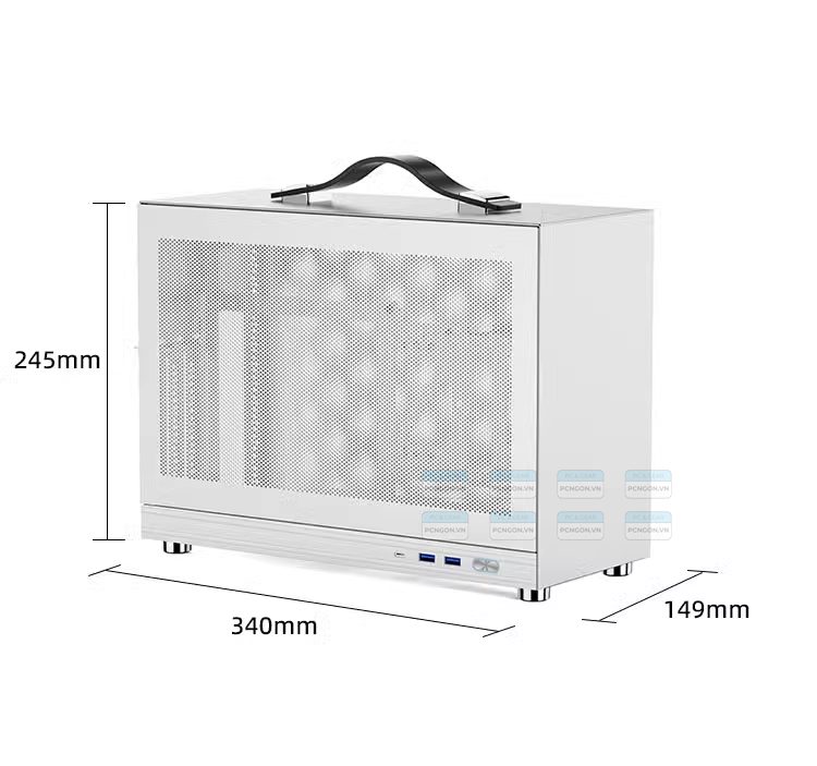 Vỏ Case Máy Tính Mini Itx Shiny Snake S450 - Đen (riser 5.0) 8