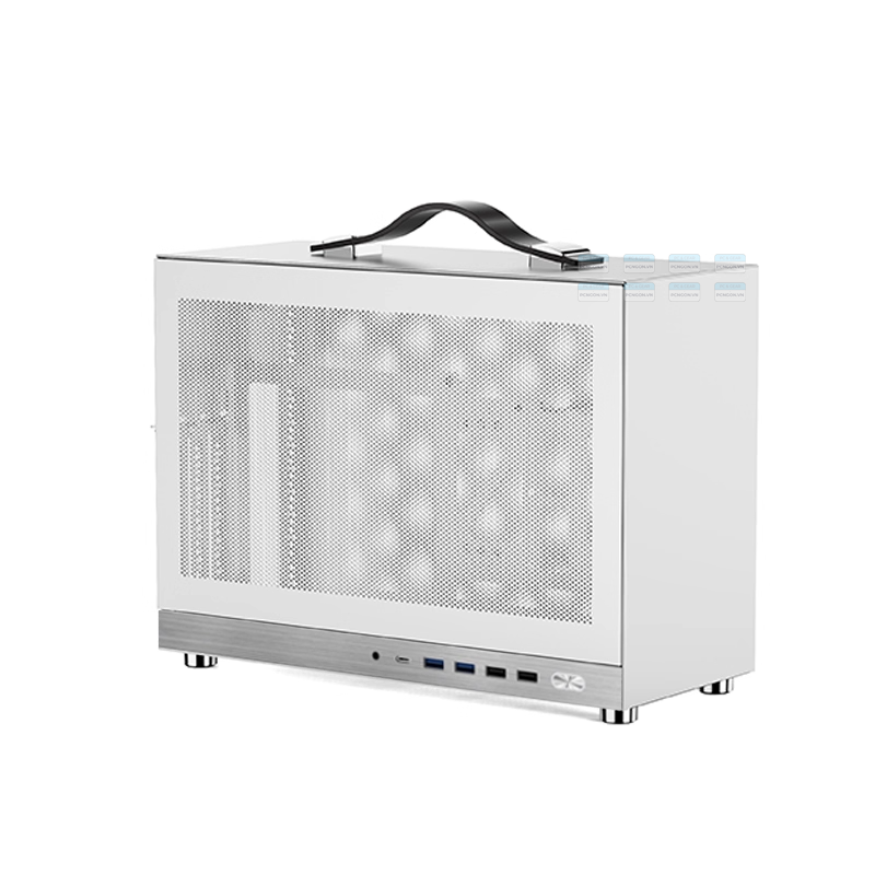 Vỏ Case Máy Tính Mini Itx Shiny Snake S450 Pro – Trắng (riser 5.0) 8