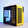 Vỏ Case Máy Tính Mini Itx Traveler Vàng Pokemon Cũ đã Qua Sử Dụng 12