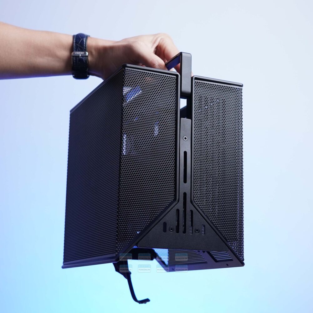 Vỏ Case Máy Tính Mini Itx Xtia Xproto Mini đen Cũ đã Qua Sử Dụng (kèm Riser 4.0) 17