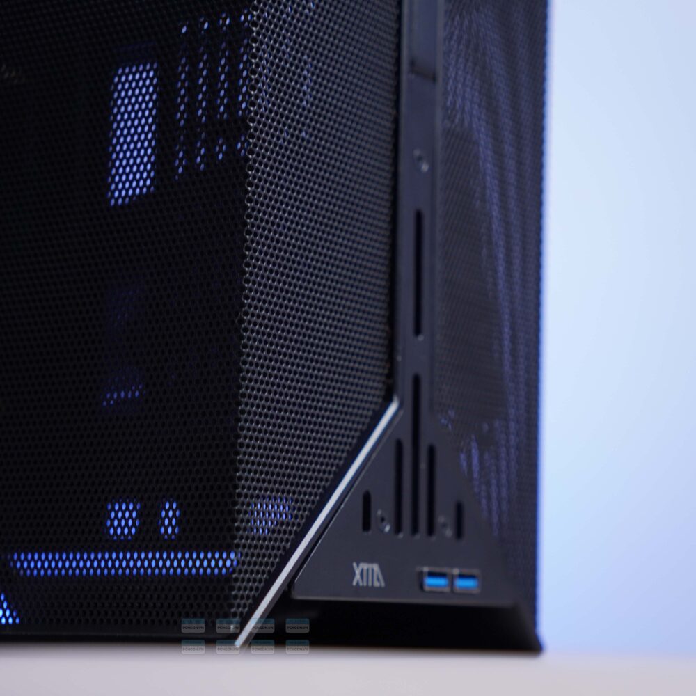 Vỏ Case Máy Tính Mini Itx Xtia Xproto Mini đen Cũ đã Qua Sử Dụng (kèm Riser 4.0) 2