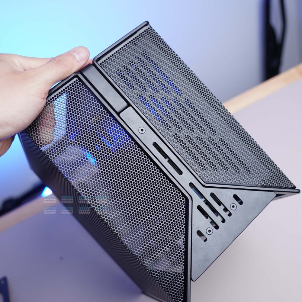 Vỏ Case Máy Tính Mini Itx Xtia Xproto Mini đen Cũ đã Qua Sử Dụng (kèm Riser 4.0) 20