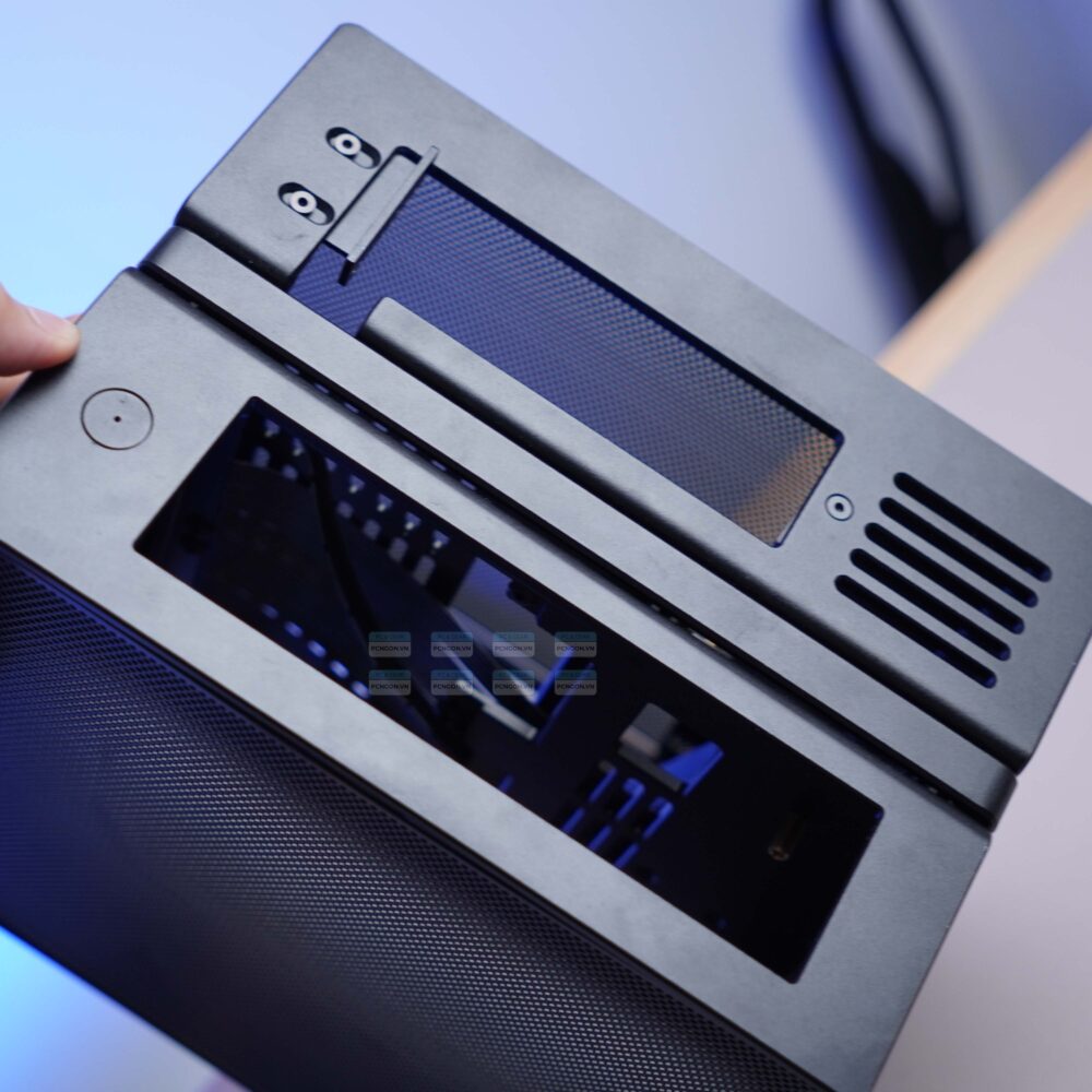Vỏ Case Máy Tính Mini Itx Xtia Xproto Mini đen Cũ đã Qua Sử Dụng (kèm Riser 4.0) 3