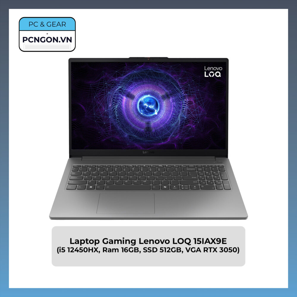 Laptop Gaming Lenovo Loq 15iax9e (i5 12450hx, Ram 16gb, Ssd 512gb, Vga Rtx 3050)
