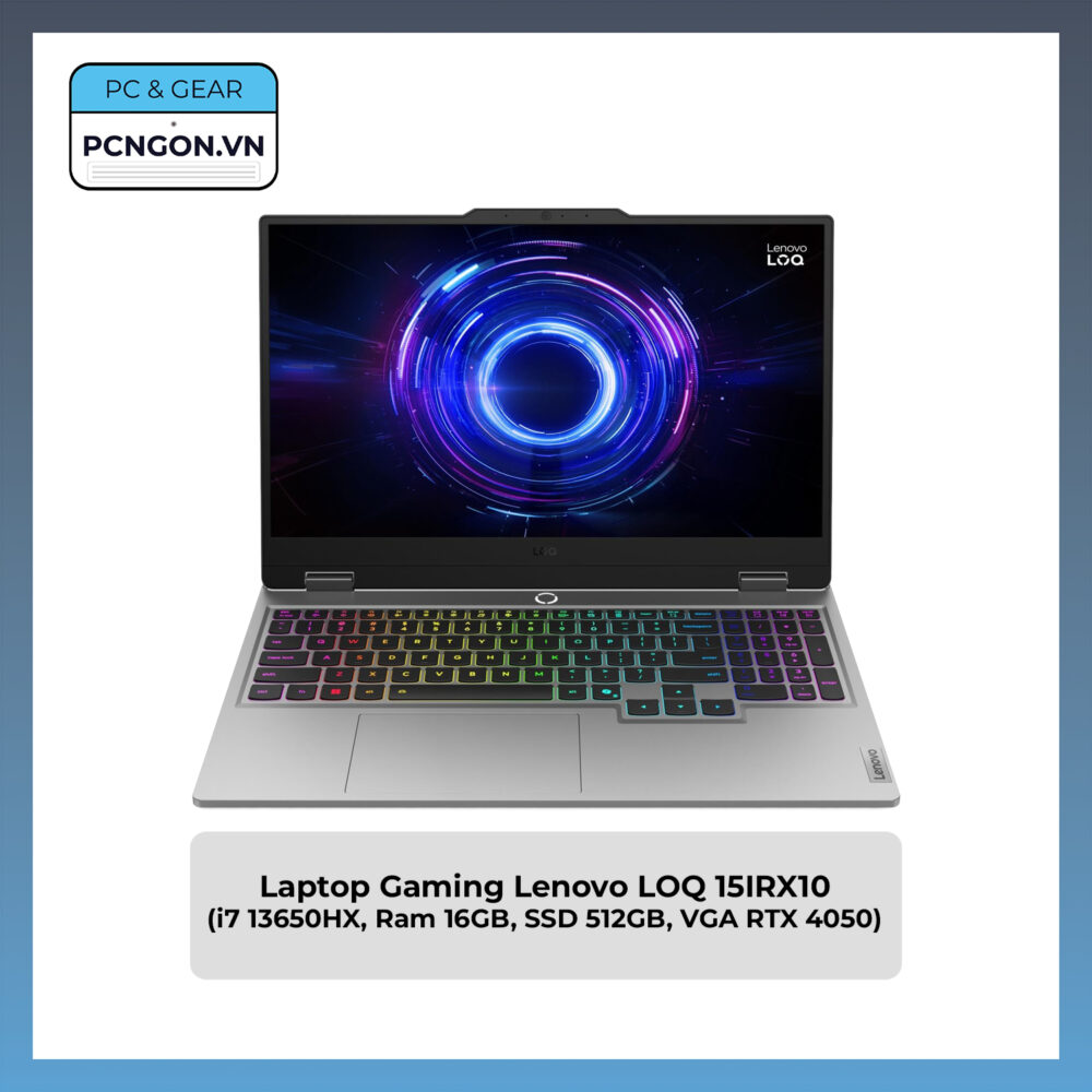 Laptop Gaming Lenovo Loq 15irx10 (i7 13650hx, Ram 16gb, Ssd 512gb, Vga Rtx 4050)