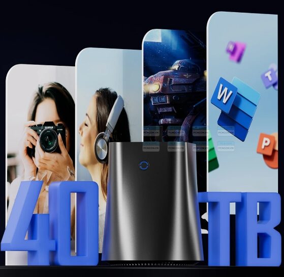 Máy Tính Mini Pc Aoostar Wtr R3 Amd Ryzen 3 3200u 2 Bay 40tb Nas (barebone) 10
