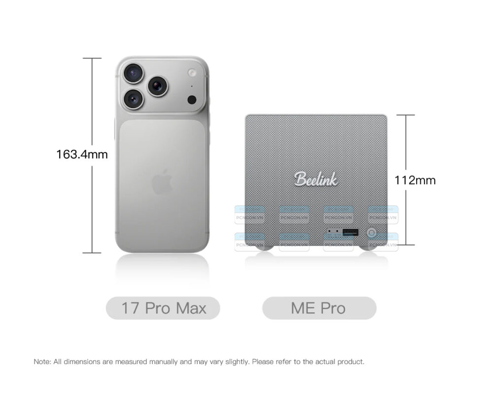 Máy Tính Mini Pc Beelink Me Pro Intel N95 2 Bay Hybrid Nas (12gb, 128gb) 8