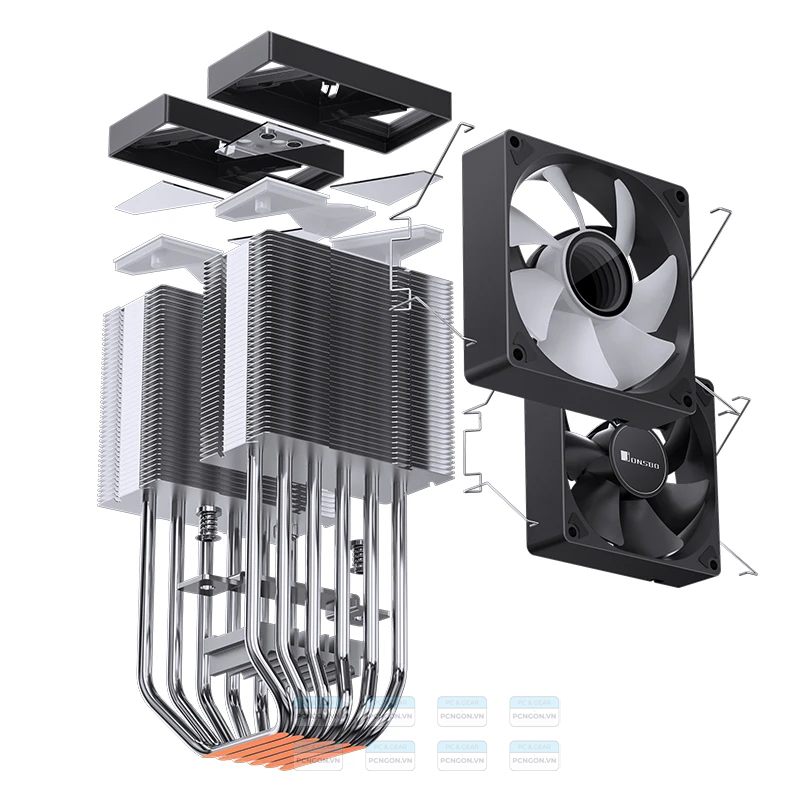 Tản Nhiệt Cpu Jonsbo Cr-1400 Dv2 (black, White) 13