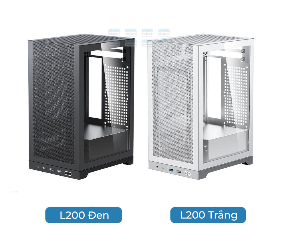 Vỏ Case Máy Tính Mini Itx Shiny Snake L200 (trắng, Đen) 1