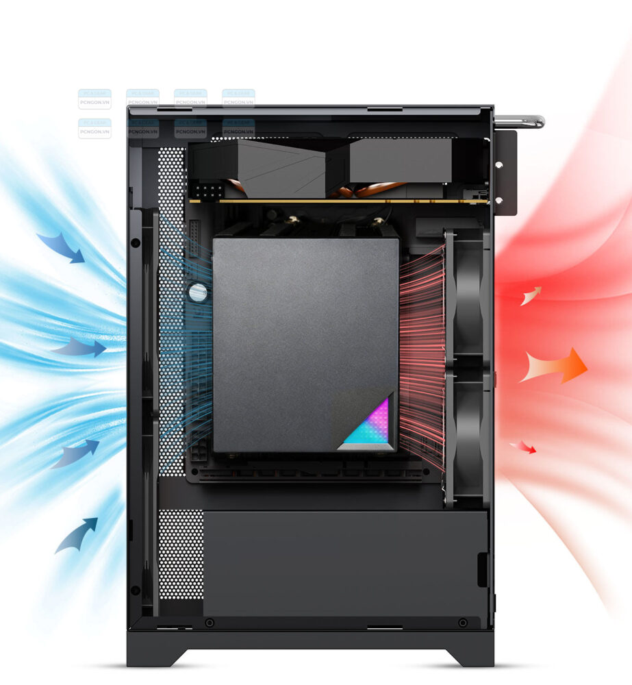 Vỏ Case Máy Tính Mini Itx Shiny Snake L200 (trắng, Đen) 10