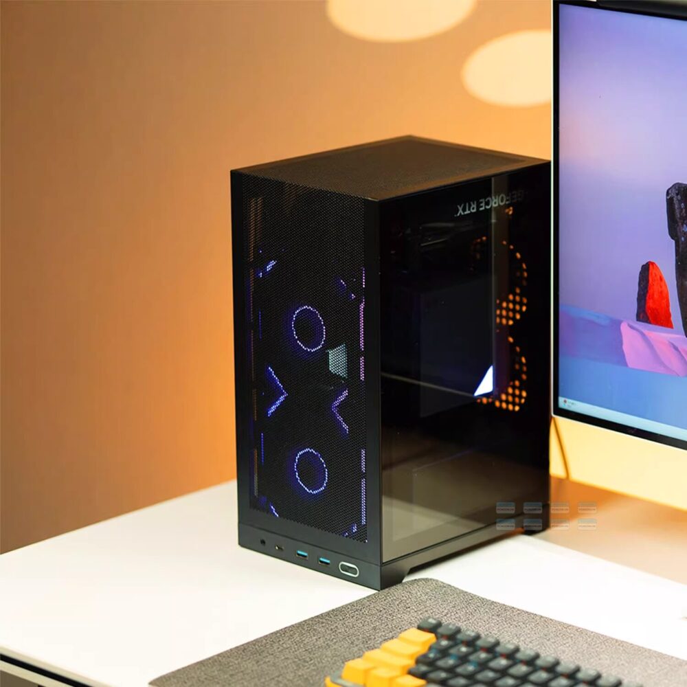 Vỏ Case Máy Tính Mini Itx Shiny Snake L200 (trắng, Đen) 11