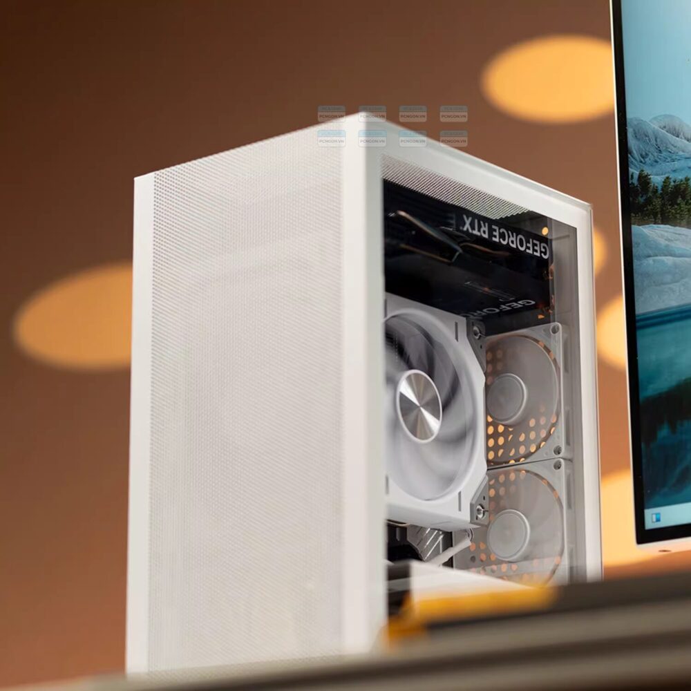 Vỏ Case Máy Tính Mini Itx Shiny Snake L200 (trắng, Đen) 13