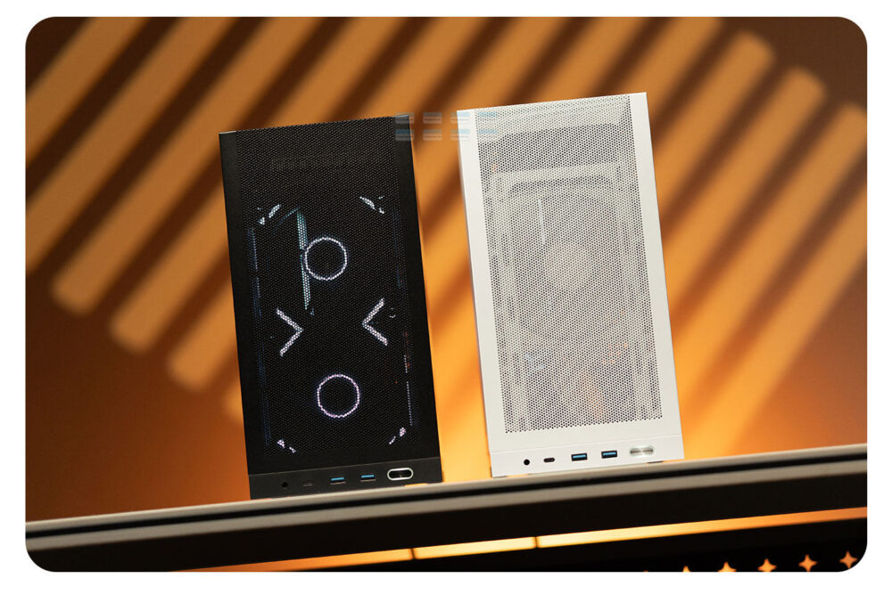 Vỏ Case Máy Tính Mini Itx Shiny Snake L200 (trắng, Đen) 2