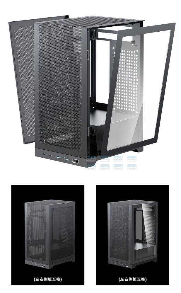 Vỏ Case Máy Tính Mini Itx Shiny Snake L200 (trắng, Đen) 7