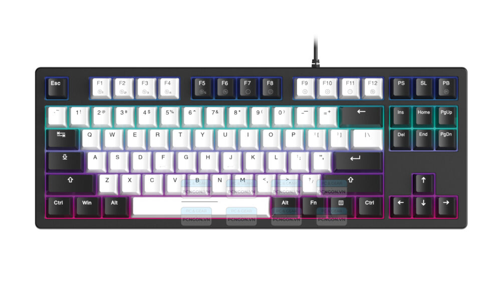Bàn Phím Cơ Dareu Ek87 V2 Dream Switch (white Blackgray Black) 4