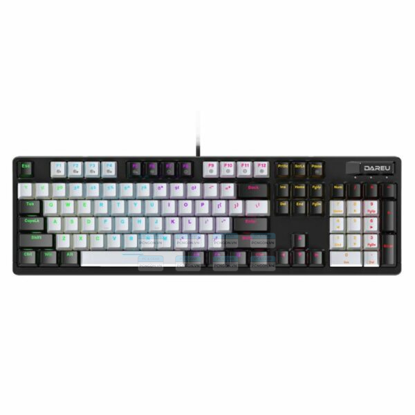 Bàn Phím Quang Cơ Dareu Ek1280x Black Grey Blue Switch