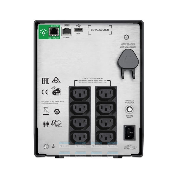 Bộ Lưu điện Apc Smart Ups C 1500va Lcd 230v Smart Connect (smc1500ic) 2