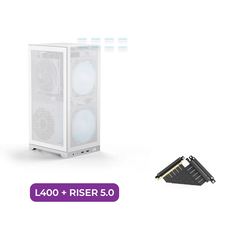 Vỏ Case Máy Tính Mini Itx Shiny Snake L400 (kèm Riser 5.0) 1