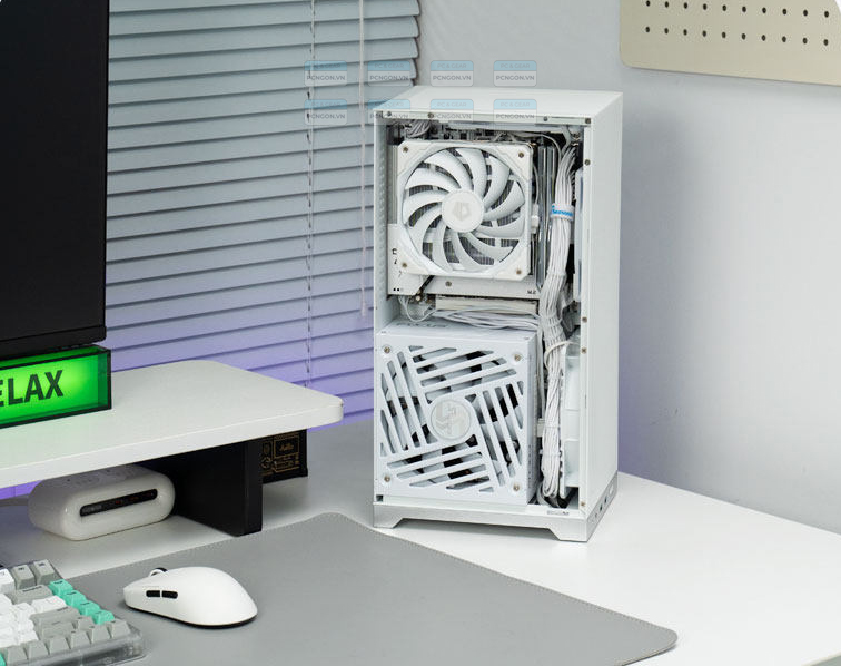 Vỏ Case Máy Tính Mini Itx Shiny Snake L400 (kèm Riser 5.0) 10