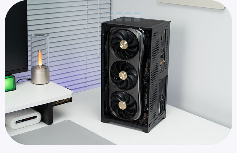 Vỏ Case Máy Tính Mini Itx Shiny Snake L400 (kèm Riser 5.0) 3