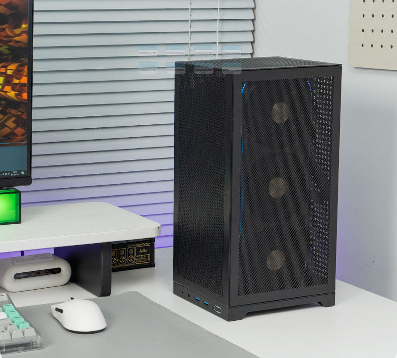Vỏ Case Máy Tính Mini Itx Shiny Snake L400 (kèm Riser 5.0) 4