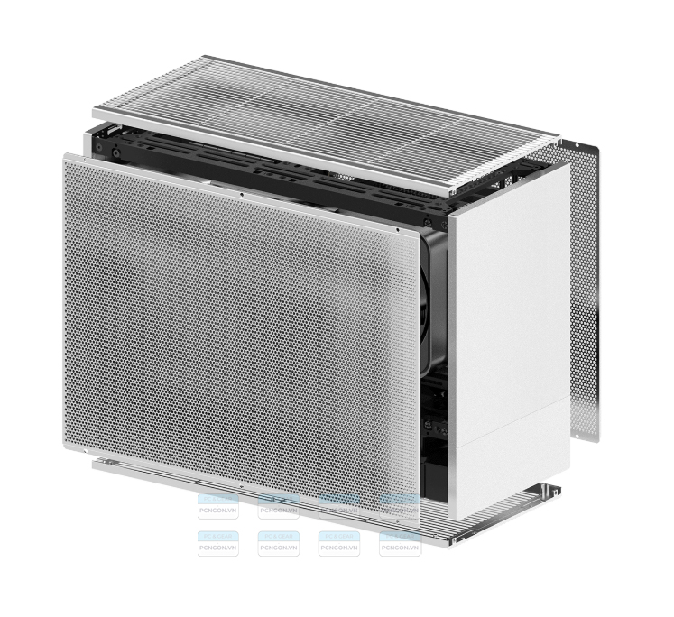 Vỏ Case Máy Tính Mini Itx Acat X Pro (Đen, Bạc, Xám, Trắng) 11