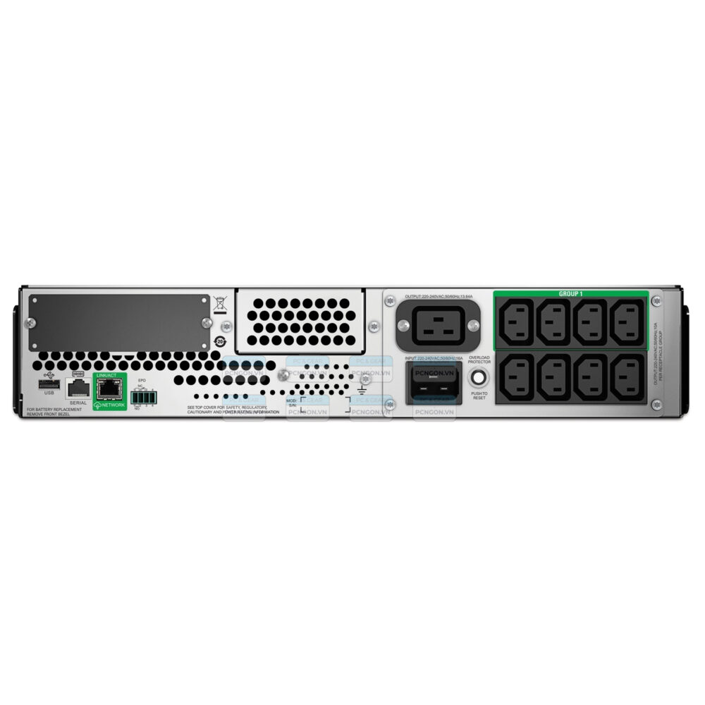Bộ Lưu điện Apc Smart Ups 3000va Lcd Rm 2u 230v Smart Connect (smt3000rmi2uc) 5