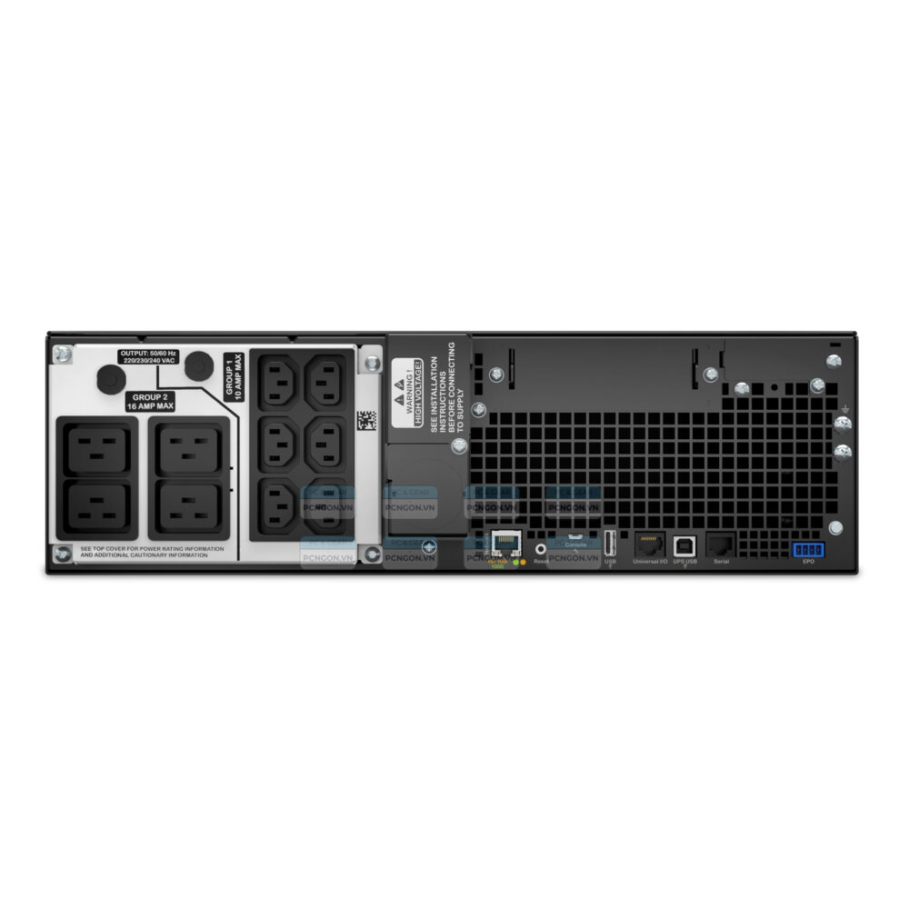 Bộ Lưu điện Apc Smart Ups On Line 5000va Rackmount Lcd 230v (srt5krmxli) 6