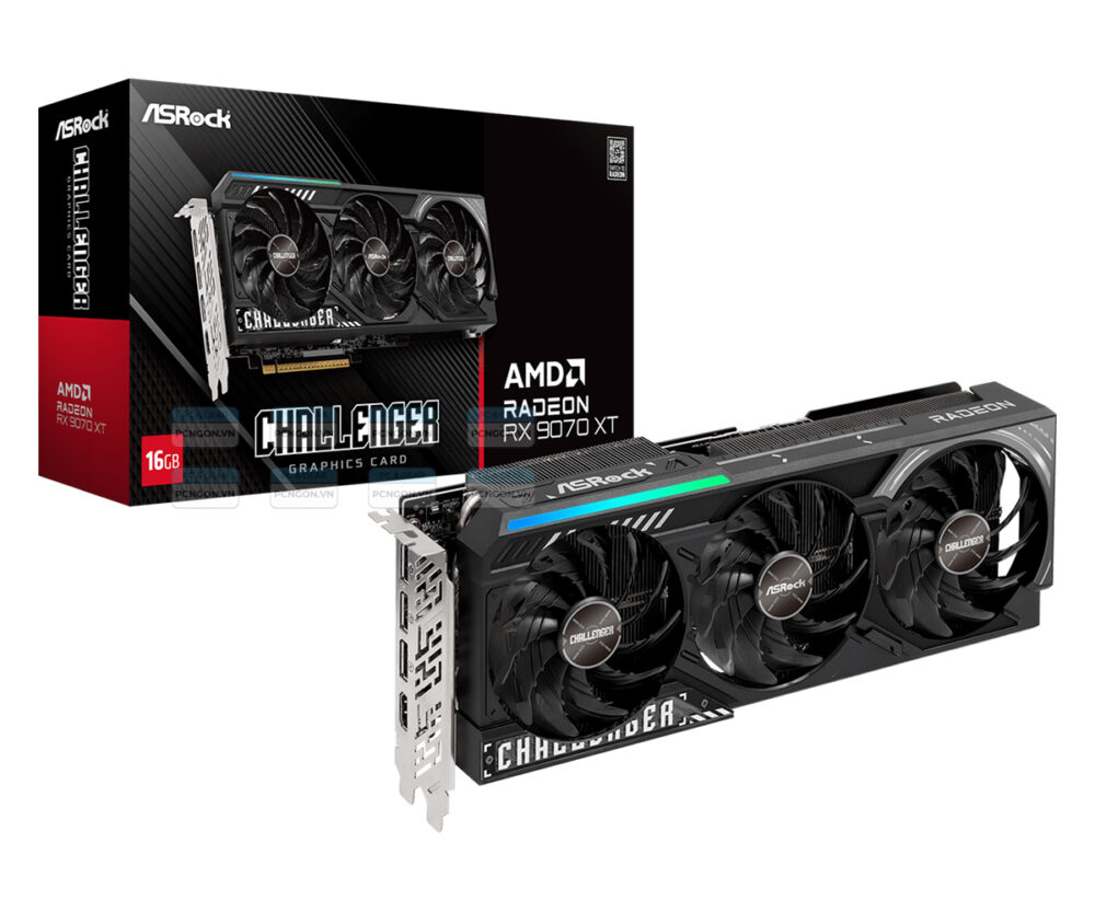 Card Màn Hình Asrock Amd Radeon Rx 9070 Xt Challenger 16gb 6