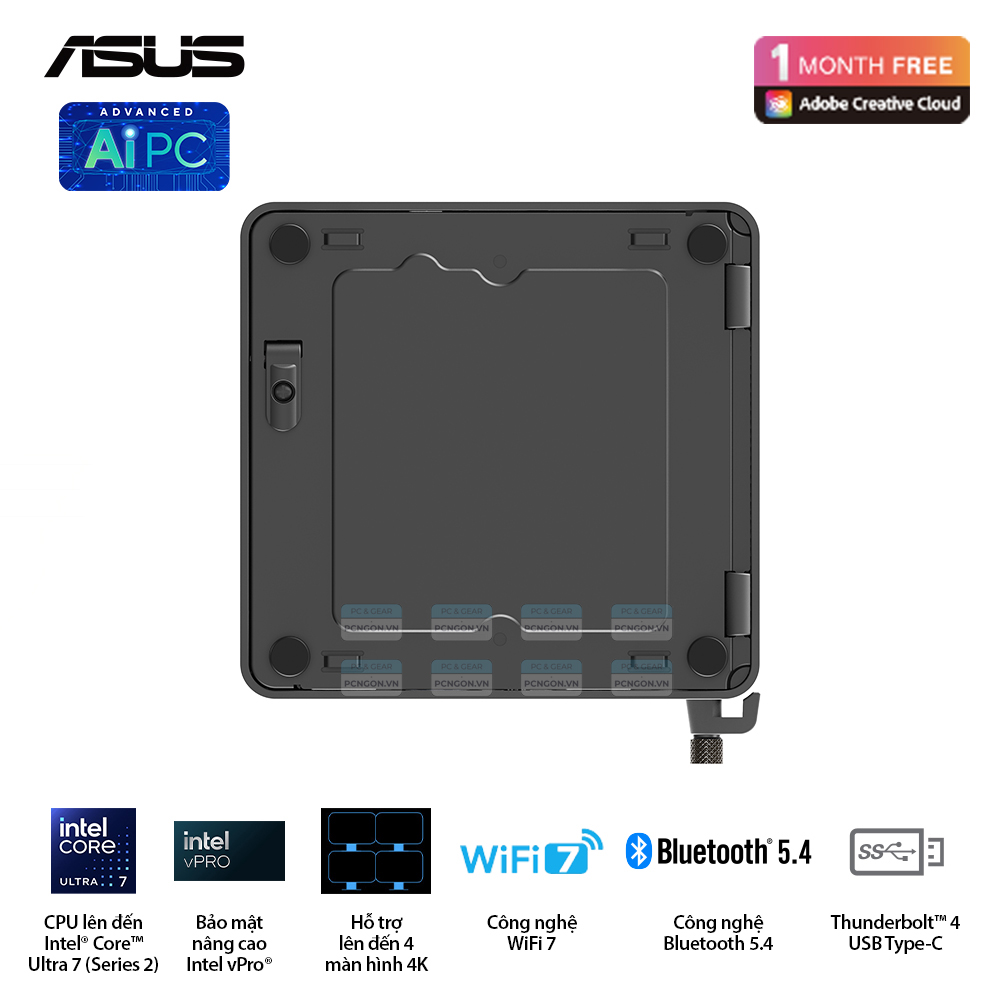 Máy Tính Mini Pc Asus Nuc 15 Pro Slim Intel U300 (barebone) 5