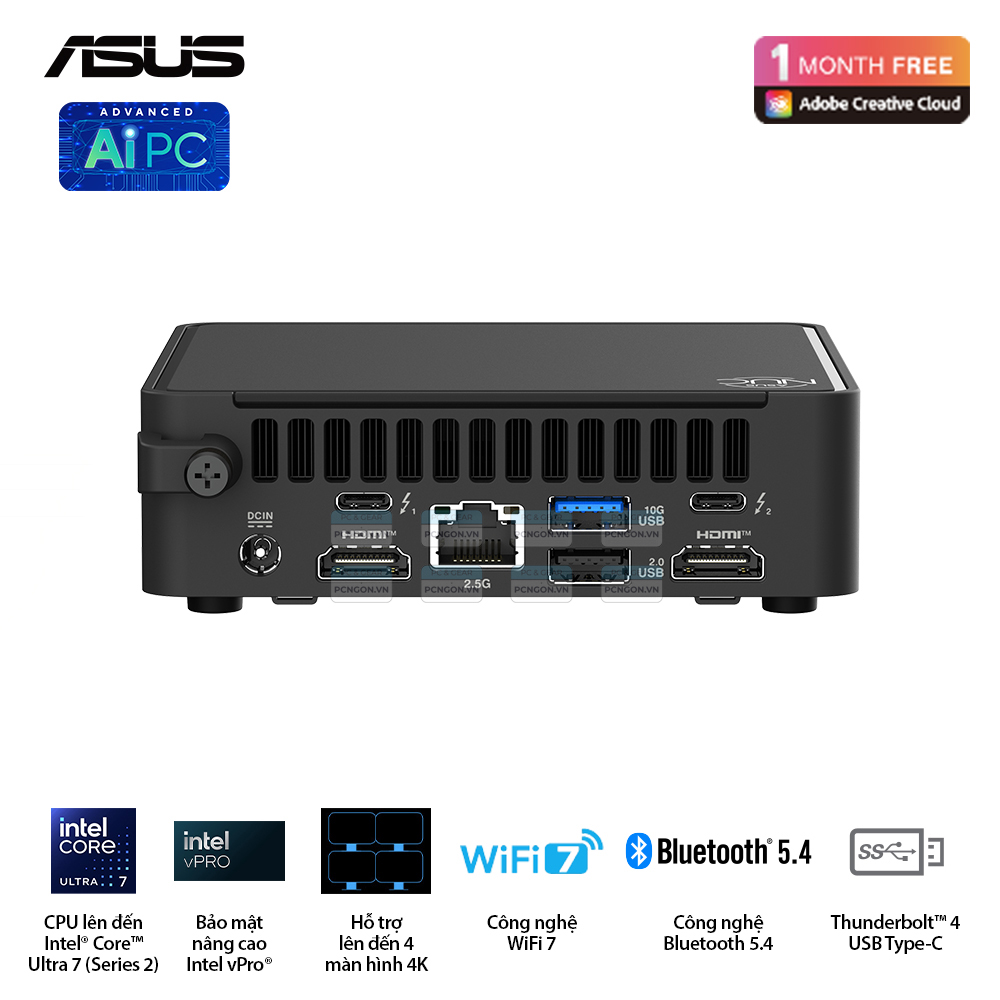 Máy Tính Mini Pc Asus Nuc 15 Pro Slim Intel U300 (barebone) 7