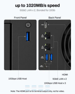 Thiết Bị Lưu Trữ Nas Terramaster F4-425 Plus 4 Bay 3 Ssd 144tb 4
