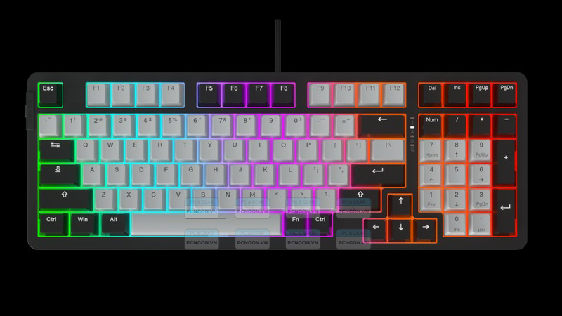 Bàn Phím Quang Cơ Dareu Ek98x Pbt Black Grey Blue Switch 1
