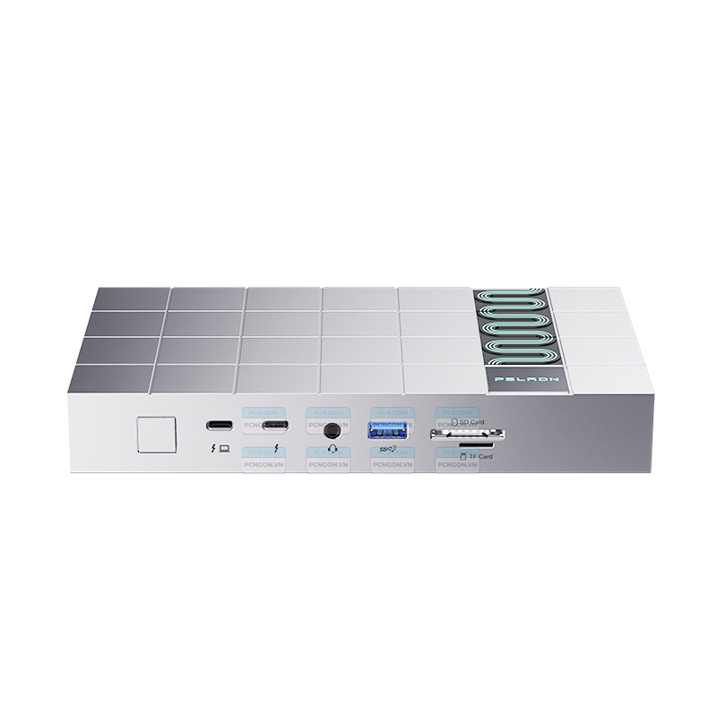 Dock Mở Rộng Peladn Link G2e Thunderbolt 5 (xám, Bạc) 11