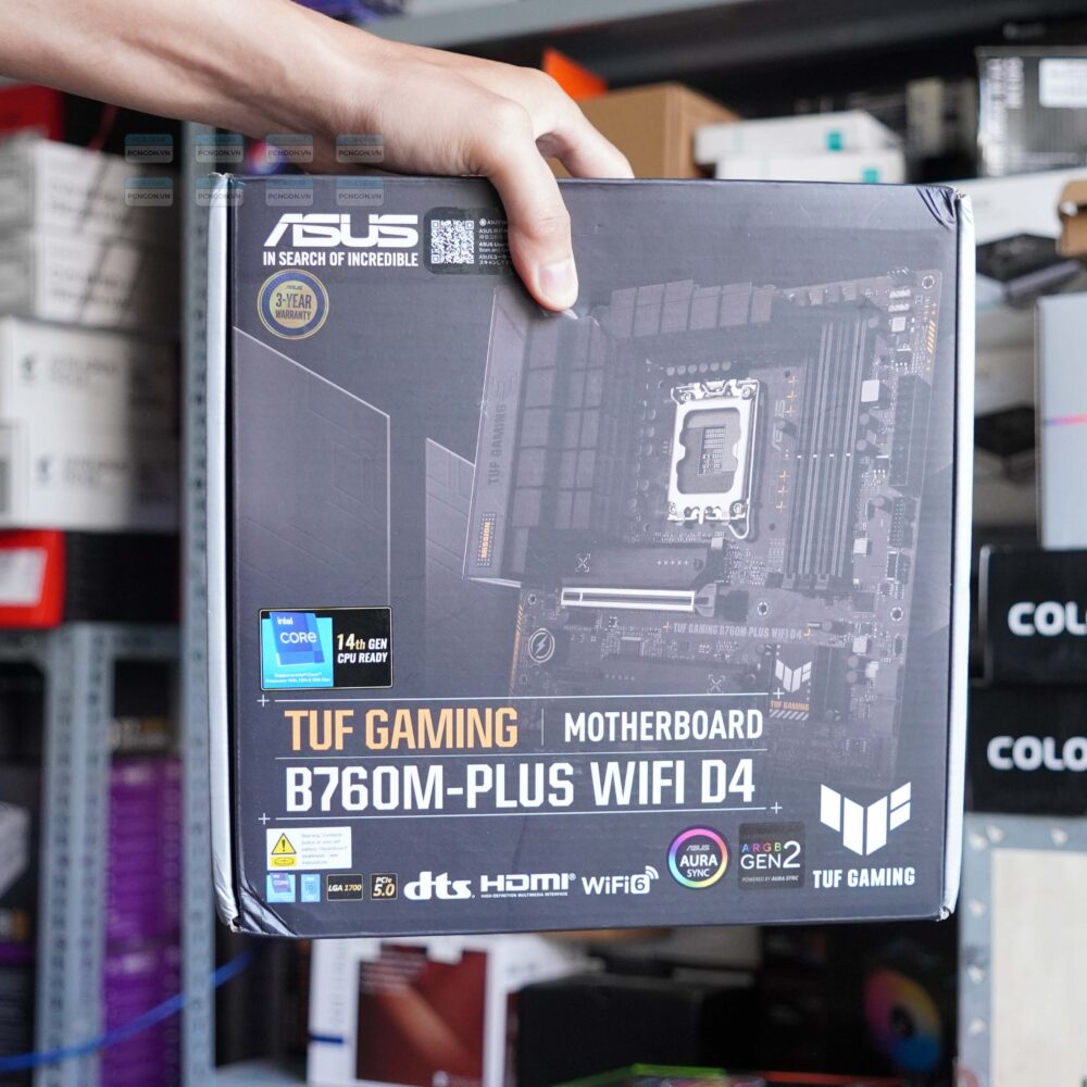 Mainboard Asus Tuf B760m Plus Wifi D4 Cũ Thanh Lý 1