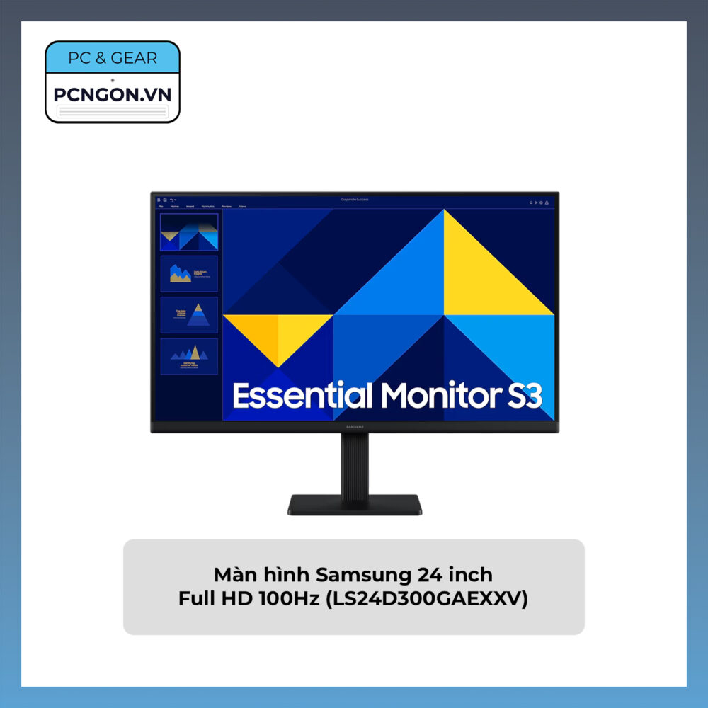 Màn Hình Samsung 24 Inch Full Hd 100hz (ls24d300gaexxv)