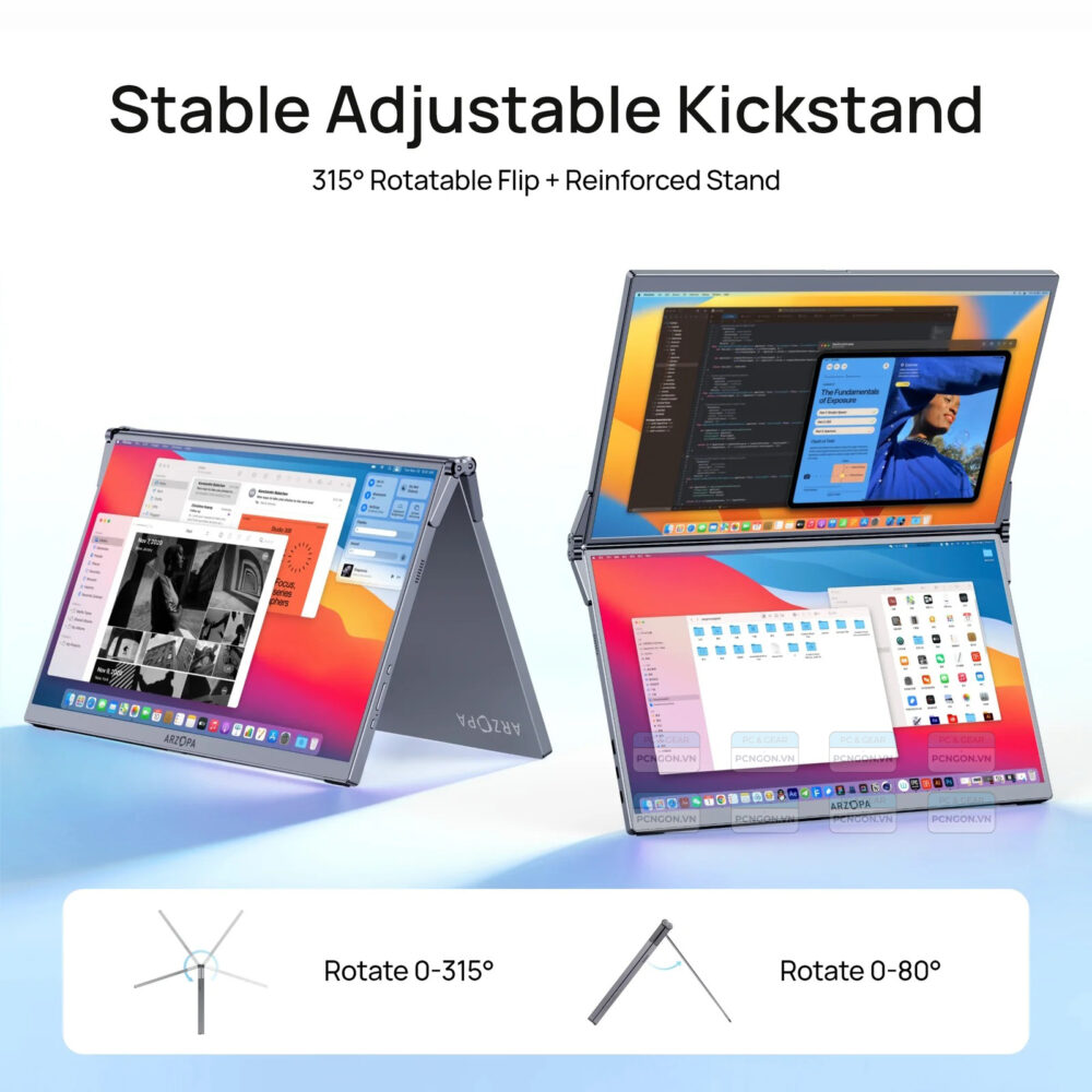 Màn Hình Di động Arzopa E1 Dual Screen 15.6 Inch Full Hd Ips 60hz 3