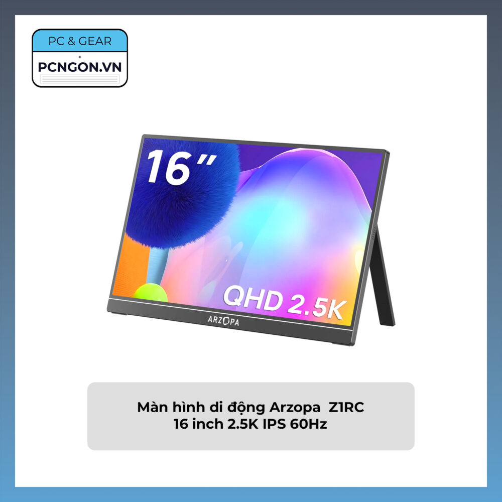Màn Hình Di động Arzopa Z1rc 16 Inch 2.5k Ips 60hz