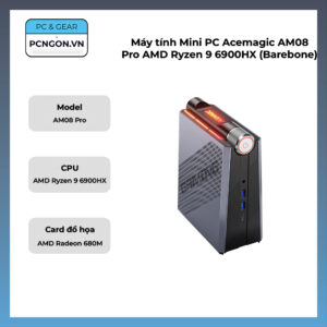 Máy Tính Mini Pc Acemagic Am08 Pro Amd Ryzen 9 6900hx (barebone) Hiệu Năng Cao