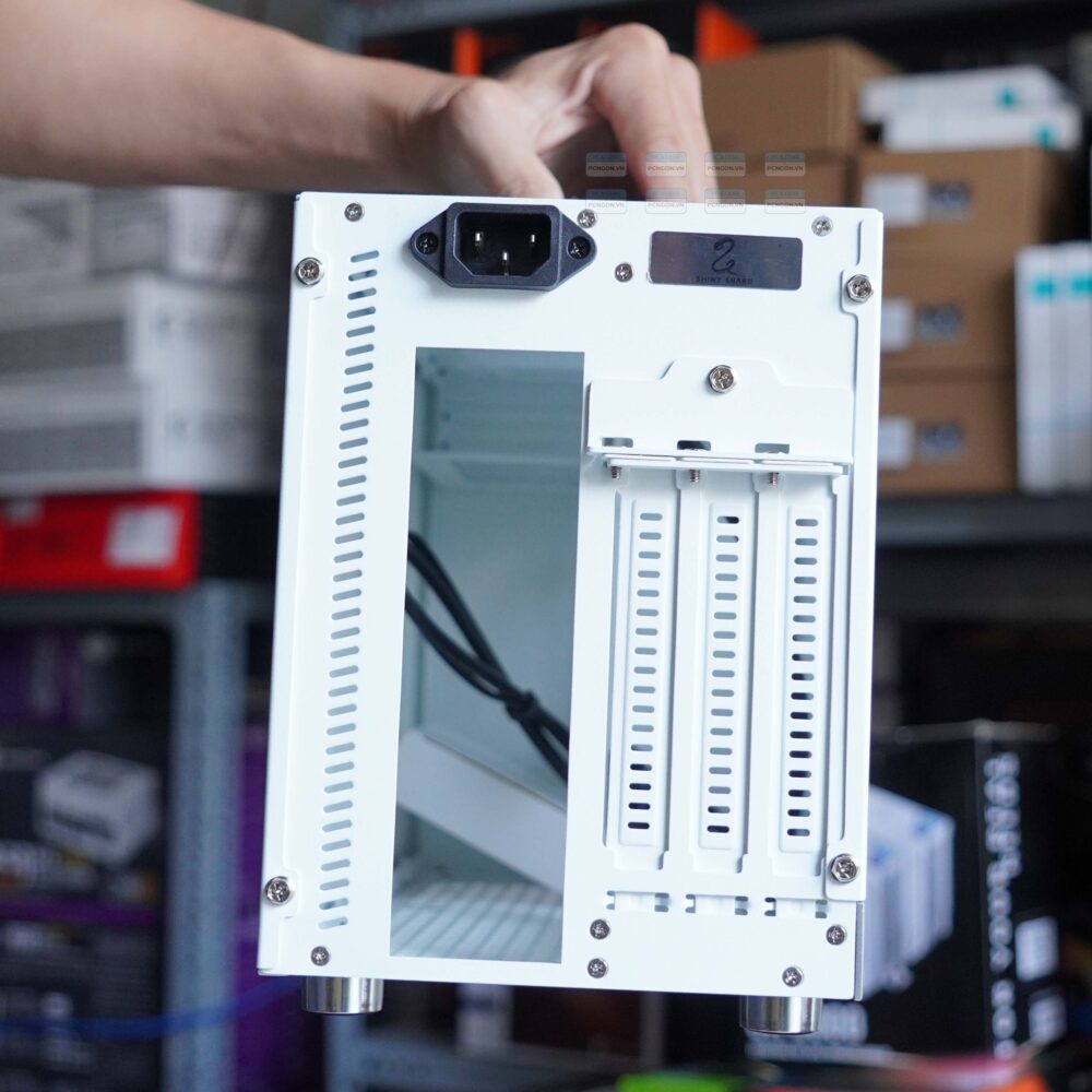 Vỏ Case Mini Itx Shiny Snake S400 Trắng Trầy Xước Chưa Qua Sử Dụng 6