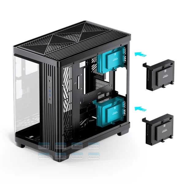 Vỏ Case Máy Tính Jonsbo Tk-4 (black, White) (43)