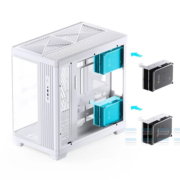 Vỏ Case Máy Tính Jonsbo Tk-4 (black, White) (47)
