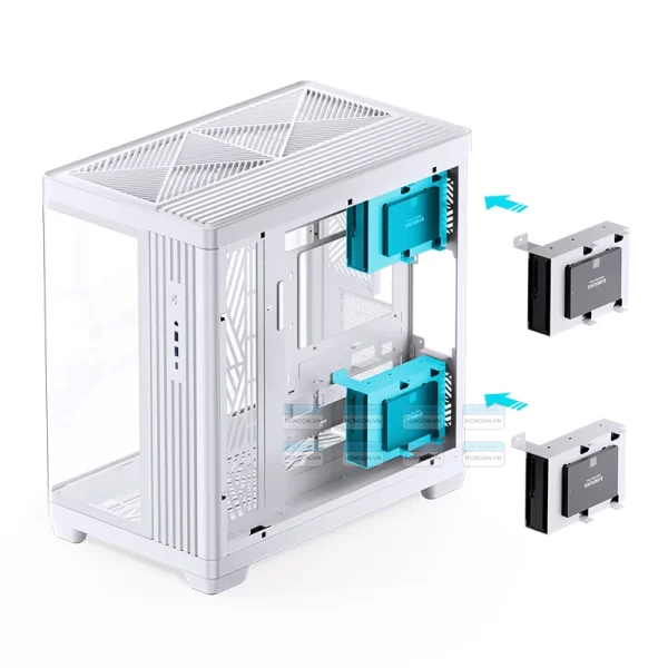 Vỏ Case Máy Tính Jonsbo Tk-4 (black, White) (48)