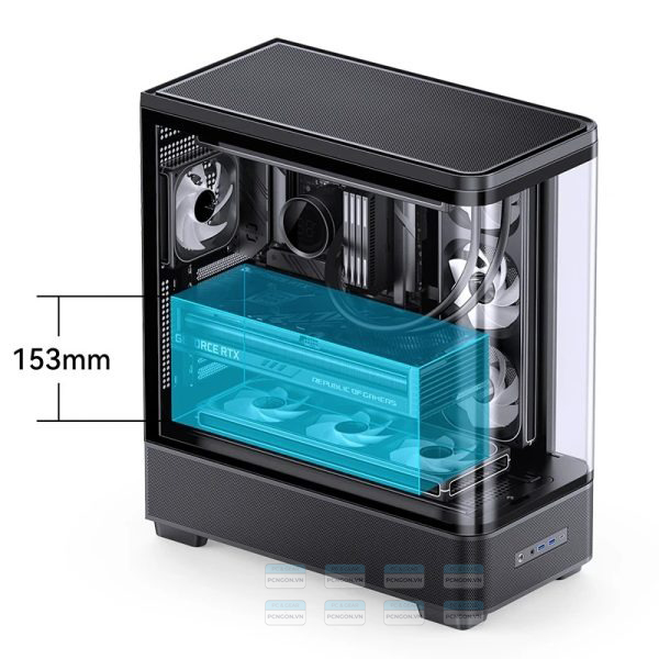 Vỏ Case Máy Tính Jonsbo Tk-5 (black, White) 3