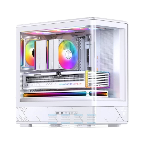 Vỏ Case Máy Tính Mini Itx Jonsbo D200 (black, White) (9)